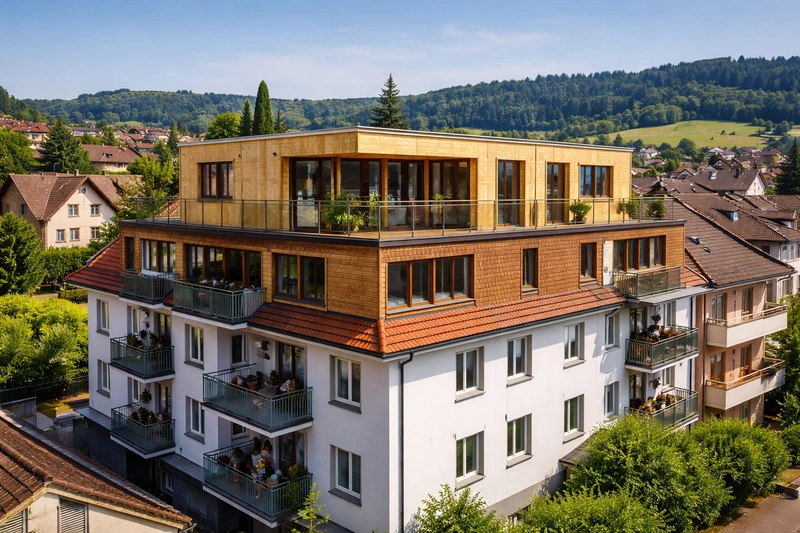 Aufstockung Mehrfamilienhaus Burgdorf